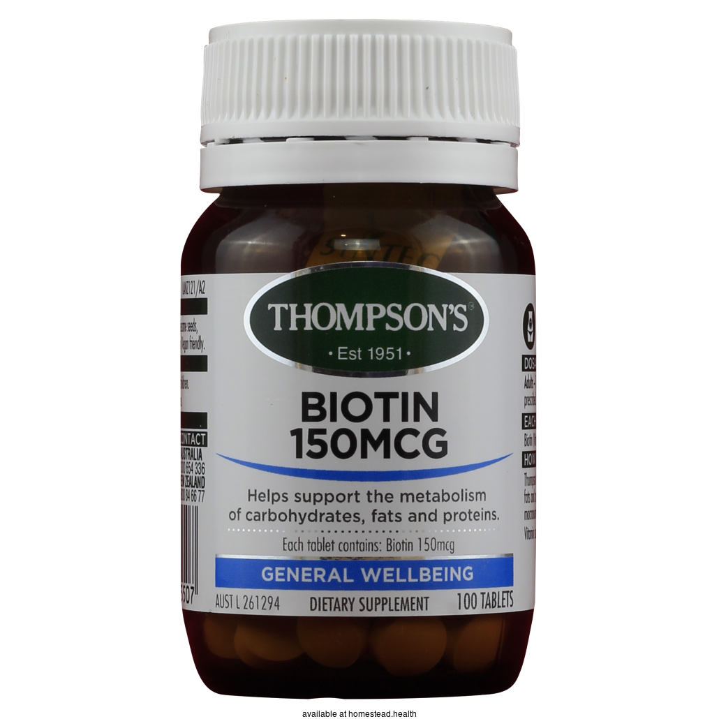 THOMPSONS Biotin 150mcg