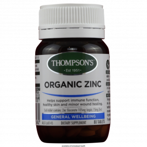 Thompson's Organic Zinc 80Tabs