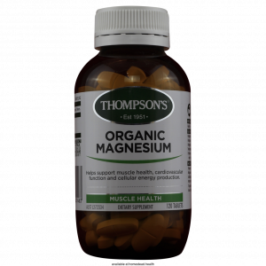 Thompson's Organic Magnesium 120Tabs