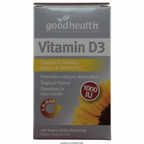 Good Health Vitamin D3 120s