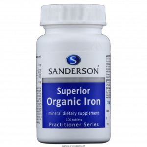 Sanderson Organic Iron 100Tab