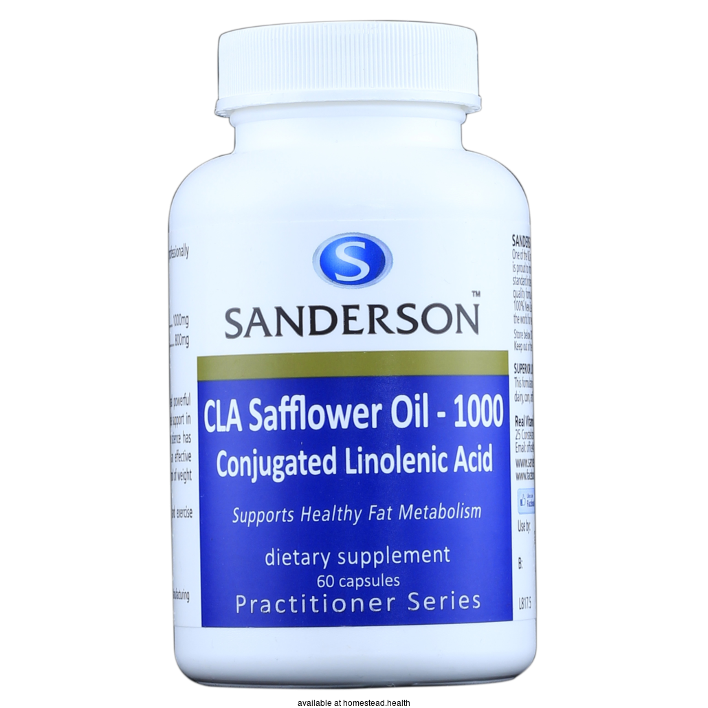 SANDERSON CLA Safflower Oil-1000 Conjugated Linolenic Acid