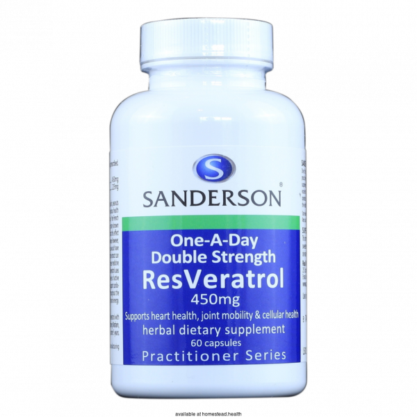 Sanderson Resveratrol D/Strength 60Caps
