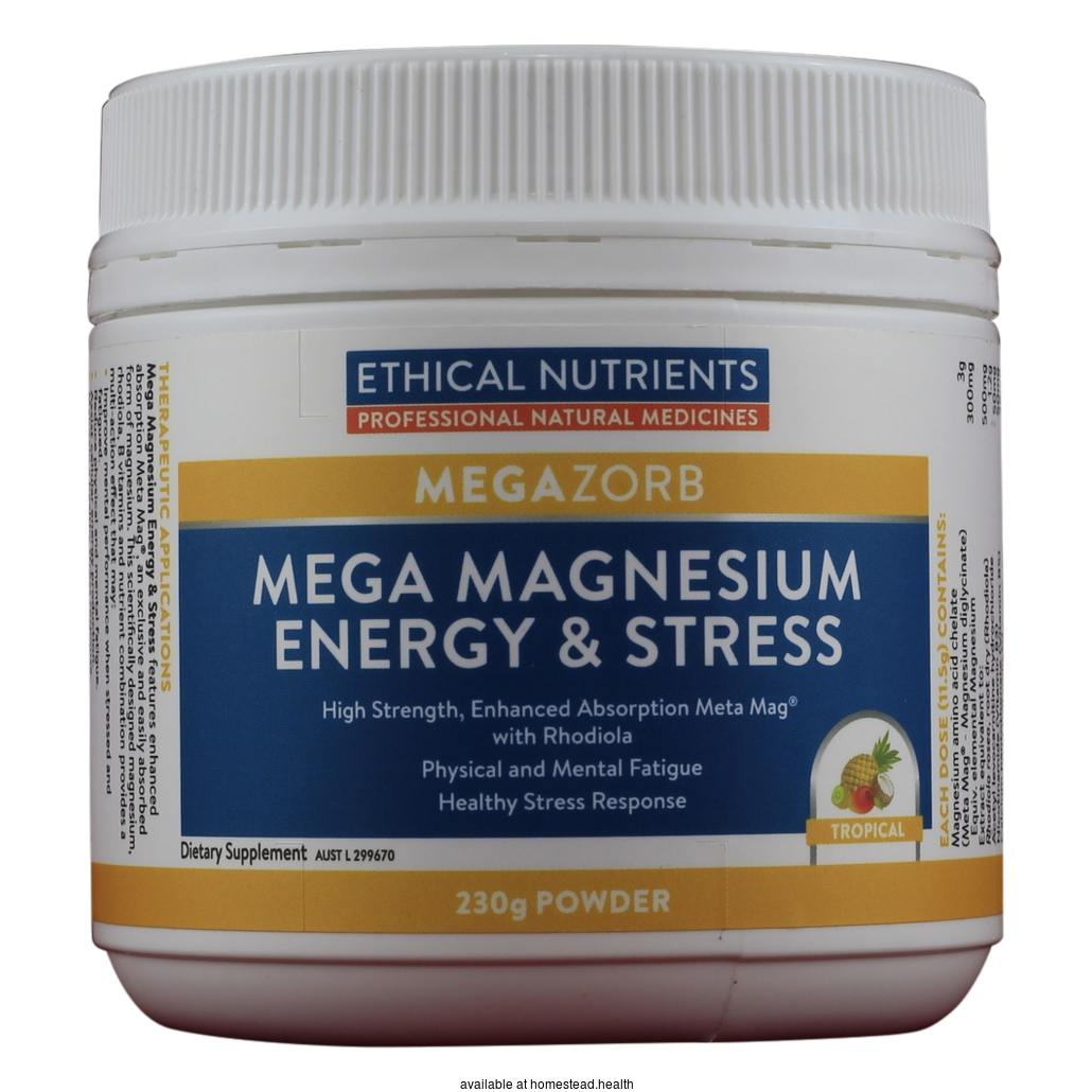 ETHICAL NUTRIENTS Mega Magnesium Energy & Stress