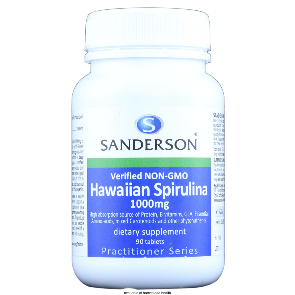 SANDERSON Spirulina 1000 mg