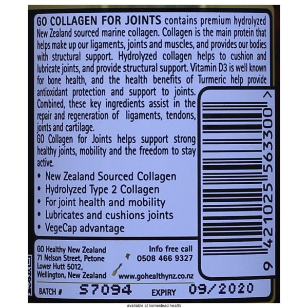 GO Healthy Collagen for Joints 60 Caps