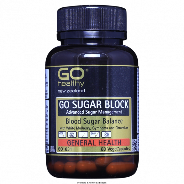 GO Healthy Sugar Block 60caps