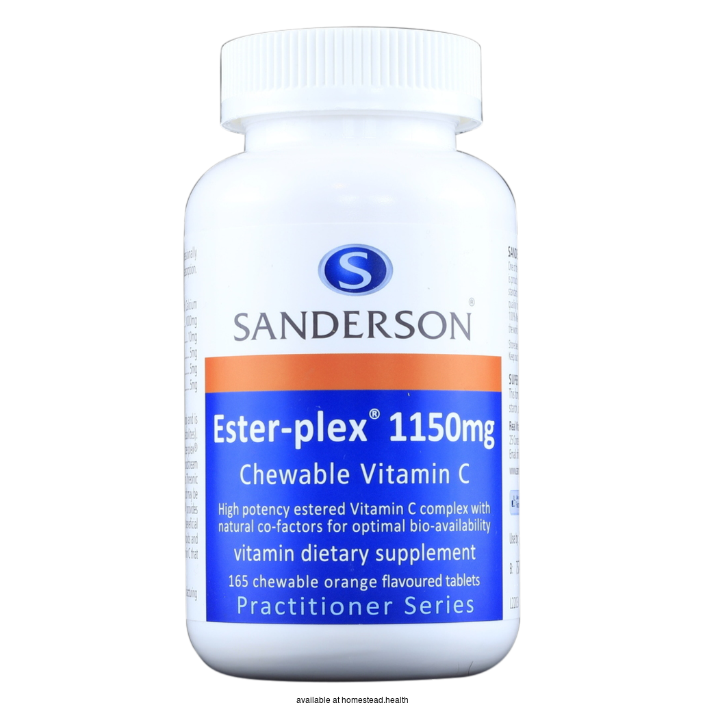 SANDERSON Ester-plex 1150 mg chewable