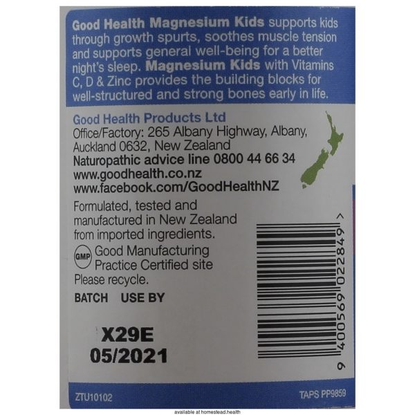 Good Health Magnesium Kids100 Chewable