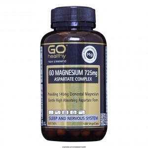 GO Healthy Magnesium Aspartate 725mg 100Vcaps