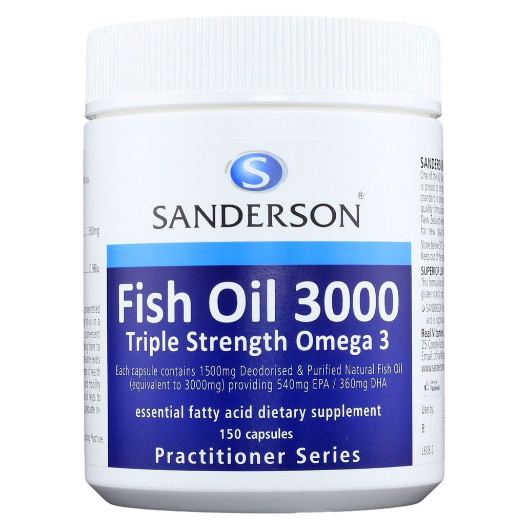 SANDERSON Fish Oil 3000 mg
