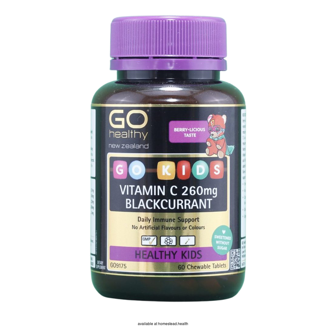 GO HEALTHY Vita-C Kids 260 mg Blackcurrant