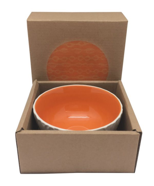 Jo Luping kowhai bowl orange
