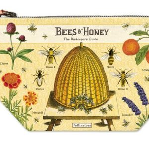 buy cavallini vintage bees & honey pouch